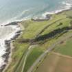 Oblique aerial view of Stonehaven Golf Course, looking to the S.