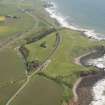 Oblique aerial view of Stonehaven Golf Course, looking to the N.