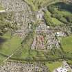 Oblique aerial view of Ellon, looking to the N.