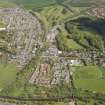 Oblique aerial view of Ellon, looking to the NNW.