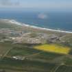 Oblique aerial view of St Fergus Gas Terminal, looking to the E.