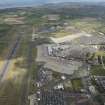 Oblique aerial view of Edinburgh Airport, looking to the WNE.