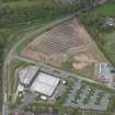 Oblique aerial view of Solar Panel field, Hardengreen Business Centre, looking to the ESE.