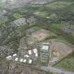 Oblique aerial view of Solar Panel field, Hardengreen Business Centre, looking to the E.