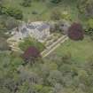 Oblique aerial view of Skene House, looking to the N.