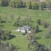 Oblique aerial view of Linton House, looking to the NNW.