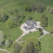 Oblique aerial view of Linton House, looking to the N.