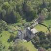 Oblique aerial view of Kemnay House, looking to the S.
