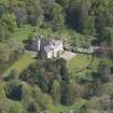 Oblique aerial view of Kemnay House, looking to the E.