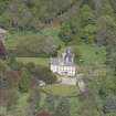 Oblique aerial view of Kemnay House, looking to the NNE.