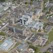 Oblique aerial view of Aberdeen Royal Infirmary, looking to the NNE.