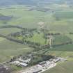 General oblique aerial view of Linton House estate centred on Linton House, looking to the SW.