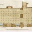 Plans of lower hall and staircase showing marble floors.
Additions and alterations for R F McEwen.