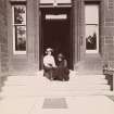 Dalmore House, main entrance. From family album of Mr K Montgomerie. Survey of Private Collection