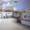 Interior. View from South of reception desk and concourse into centre looking towards entrance doors.