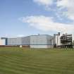 View from south east, looking north west to the rear elevation of the Magnum Centre.