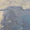 Oblique aerial view of the fish trap at Ose, looking SE.