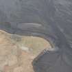 Oblique aerial view of the fish traps at Merkadale, looking NW.