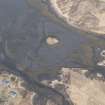 Oblique aerial view of the fish trap, looking NE.