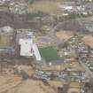 Oblique aerial view of Portree Public School, looking NE.