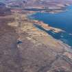 General oblique aerial view across Broadford towards Beinn na Caillich, looking WNW.