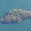 Oblique aerial view of Shieldaig Island, looking NE.