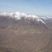 Oblique aerial view of Liathach and the Coire Dubh Mor, looking WNW.