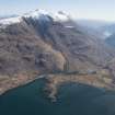 General oblique aerial view of Liathach and Glen Torridon, looking ENE.