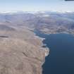 General oblique aerial view of Loch Kishorn, looking ENE.