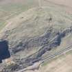 Oblique aerial view of Traprain Law, looking SSW.