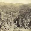 Wide view of rock formation at Uragaig beach, Colonsay.
Titled: '20. Rocks at Urgaig. Colonsay.'
PHOTOGRAPH ALBUM NO 186: J B MACKENZIE ALBUMS vol.1