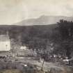 View of Kilchrenan Parish Church and surrounding landscape at Lochawe, Kilchrenan and Dalavich, Argyll.
Titled: '154. Kilchrenan Church, Lochawe.'
PHOTOGRAPH ALBUM NO 186: J B MACKENZIE ALBUMS vol.1