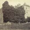 View of Carnasserie Castle, a ruined tower house, at Kilmartin, Argyll and Bute.
Titled: '183. Carnassary Castle, Kilmartin Argyll.'
PHOTOGRAPH ALBUM NO 186: J B MACKENZIE ALBUMS vol.1