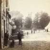 View of Kenmore village centre with tent and Kenmore Parish Church in background.
Titled: '194. Kenmore Village and Martar.'
PHOTOGRAPH ALBUM NO 186: J B MACKENZIE ALBUM