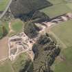 Oblique aerial view of Tower Farm Quarry, looking SE.