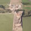 Oblique aerial view of Tower Farm Quarry, looking NE.