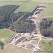 Oblique aerial view of Tower Farm Quarry, looking S.