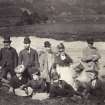 View of portrait of an excursion party, location is likely to have been taken in Sma' Glen, Fowlis Wester, Perth.
PHOTOGRAPH ALBUM No. 187, (cf PAs 186 and 188) Rev. J.B. MacKenzie of Colonsay Albums,1870, vol.2.
