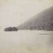 View, wide-angle, of Loch Tay possibly taken at Kenmore Village with Kenmore Pier visible in the background, Perth.
PHOTOGRAPH ALBUM No. 187, (cf PAs 186 and 188) Rev. J.B. MacKenzie of Colonsay Albums,1870, vol.2.
