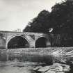 Weir and Stair Bridge from west. From family album of Mr K Montgomerie. Survey of Private Collection