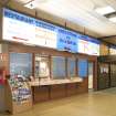 Interior. View of booking desk in main concourse.