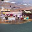 Interior. View looking across the cafeteria.