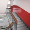 Interior. Level 2. View of 'red' stairwell.