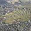 Oblique aerial view looking centred on the King's Park and Stirling golf course, looking to the SW.