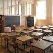 Interior. View of 1950's/1960's Classroom.