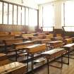 Interior. View of World War Two Classroom.