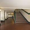 Interior. View of west staircase, ground floor.