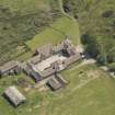 Oblique aerial view of Cour House steading, looking to the ESE.