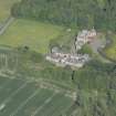 Oblique aerial view of Arbigland House and stable block, looking to the E.