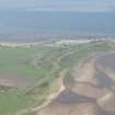 Oblique aerial view of Southerness and Solway Golf Courses, looking to the E.